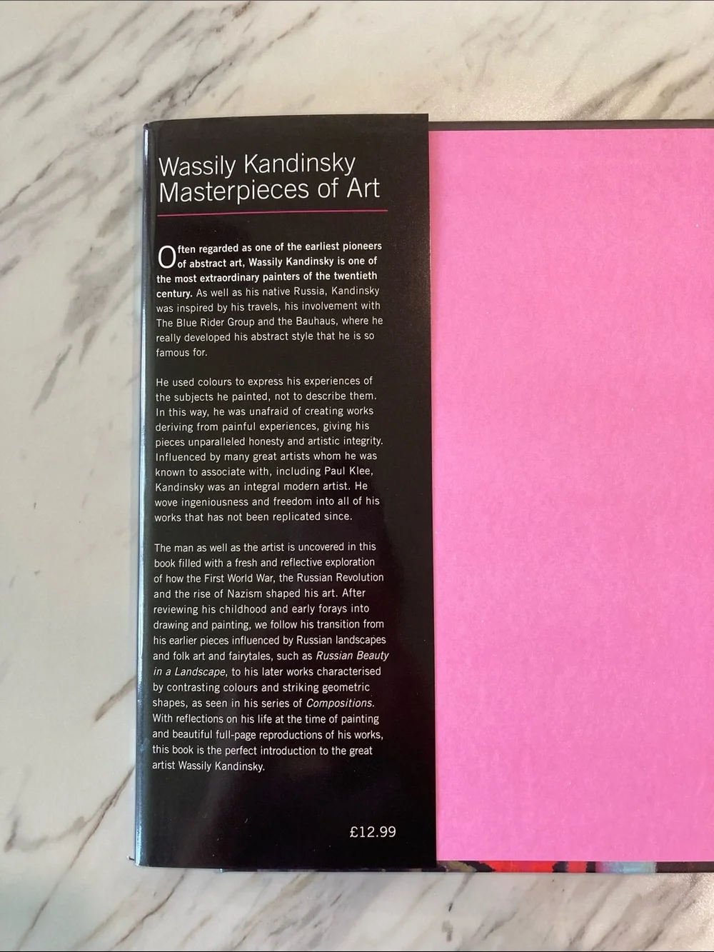Wassily Kandinsky Masterpieces of Art Coffee Table Book with Dust Jacket